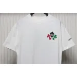 EM Sneakers Chrome Hearts CH Colorful Leather Cross T-shirt White