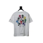 EM Sneakers Chrome Hearts CH Colorful Leather Cross T-shirt White