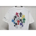 EM Sneakers Chrome Hearts CH Colorful Leather Cross T-shirt White