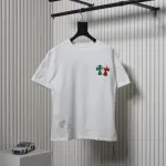 EM Sneakers Chrome Hearts CH Colorful Leather Label Cross T-shirt White
