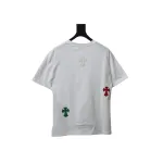 EM Sneakers Chrome Hearts CH Colorful Leather Label Cross T-shirt White