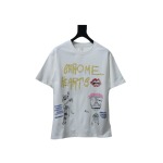 EM Sneakers Chrome Hearts CH Graffiti Cartoon T-shirt White
