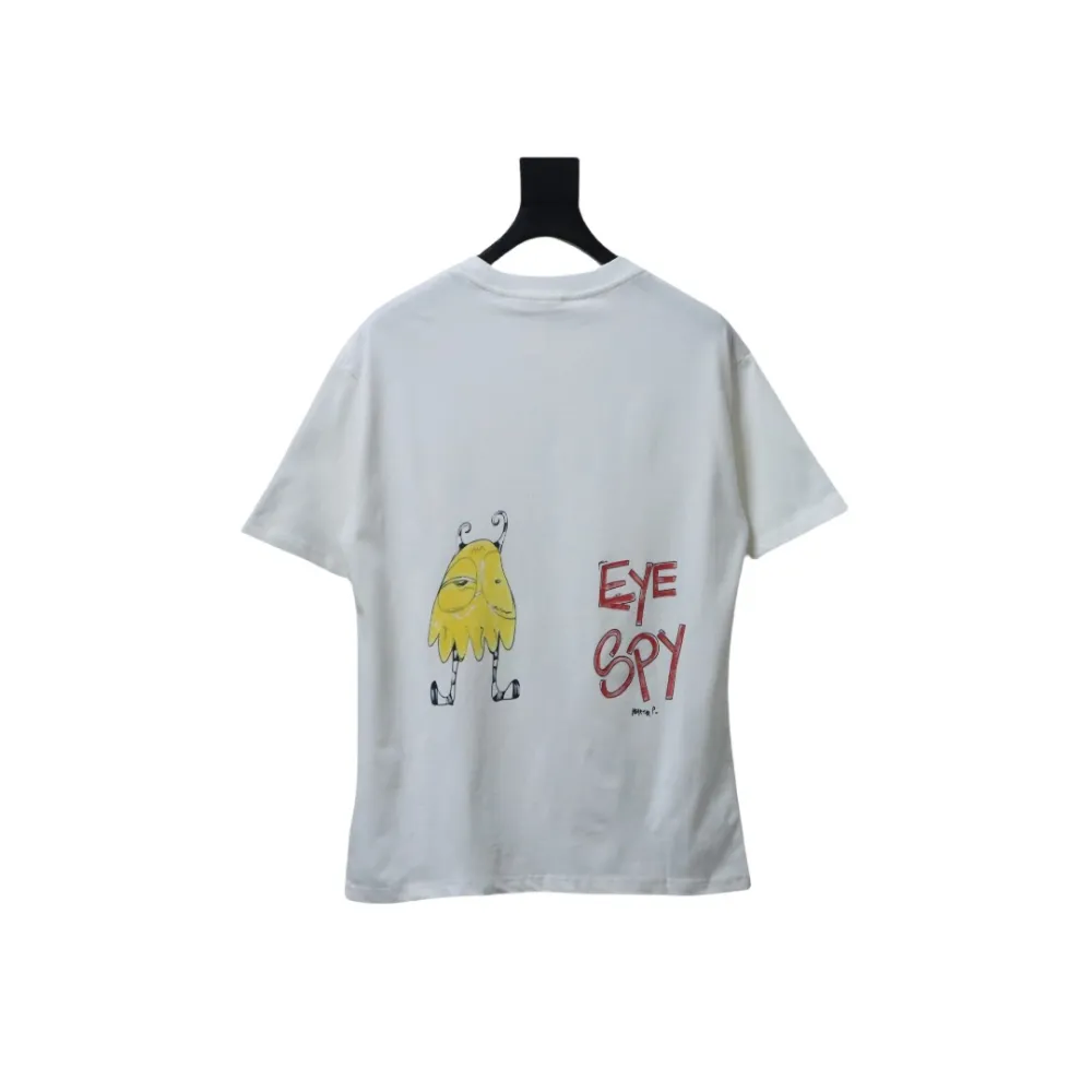 EM Sneakers Chrome Hearts CH Graffiti Cartoon T-shirt White