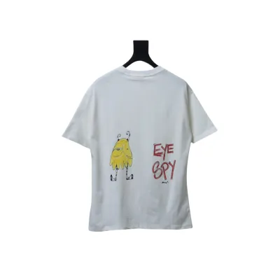 EM Sneakers Chrome Hearts CH Graffiti Cartoon T-shirt White 02