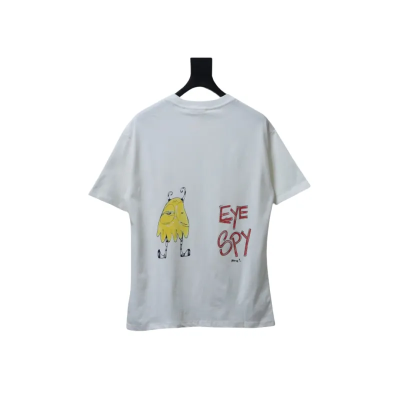 EM Sneakers Chrome Hearts CH Graffiti Cartoon T-shirt White