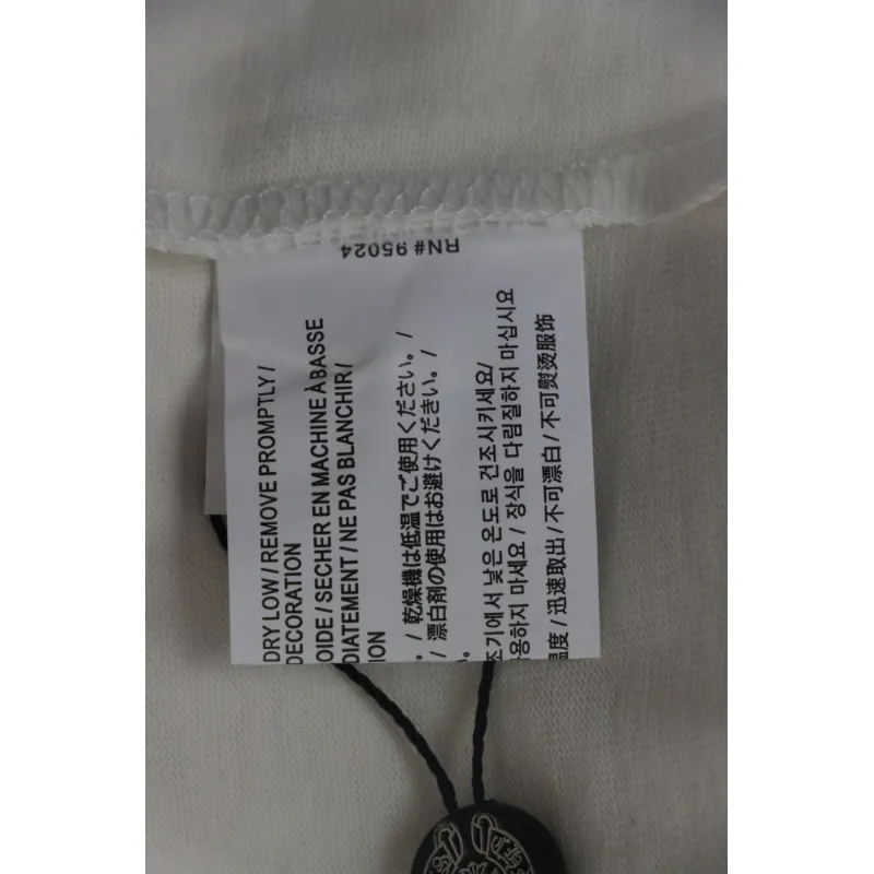 EM Sneakers Chrome Hearts CH Graffiti Cartoon T-shirt White