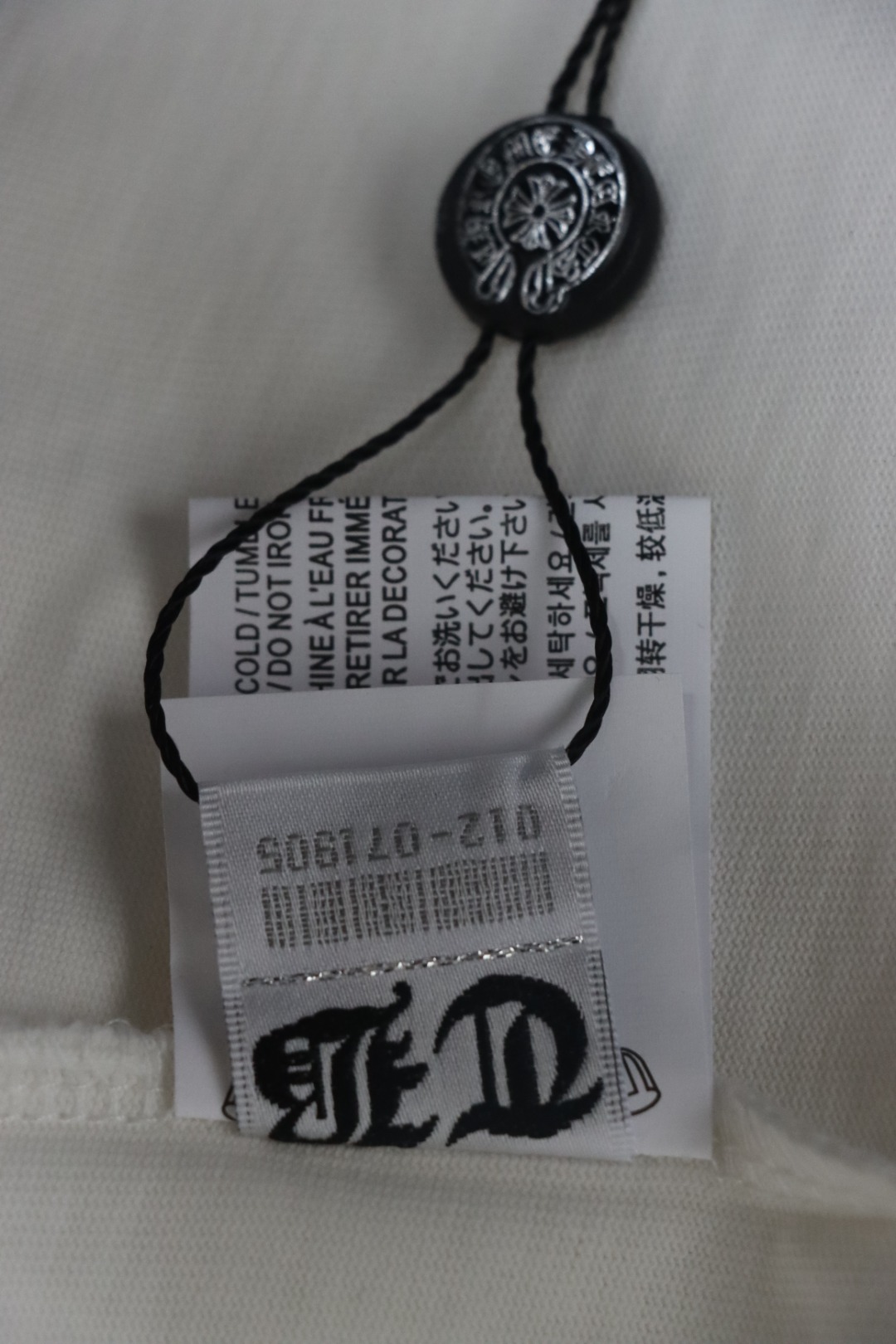 EM Sneakers Chrome Hearts CH Graffiti Cartoon T-shirt White