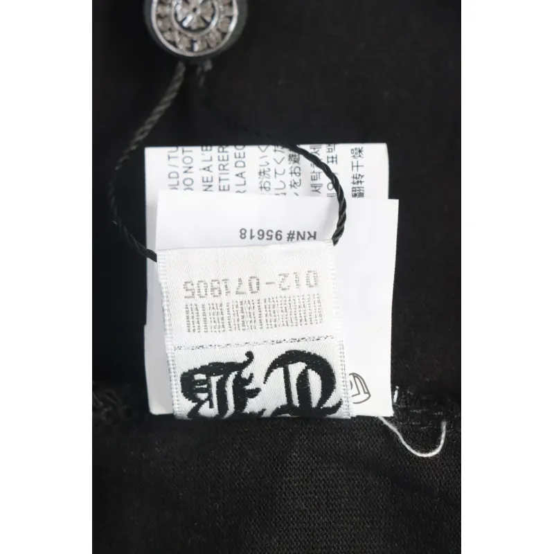 EM Sneakers Chrome Hearts Colorful Horseshoe Sanskrit Letters Printed T-shirt Black