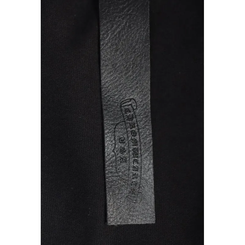 EM Sneakers Chrome Hearts Colorful Horseshoe Sanskrit Letters Printed T-shirt Black