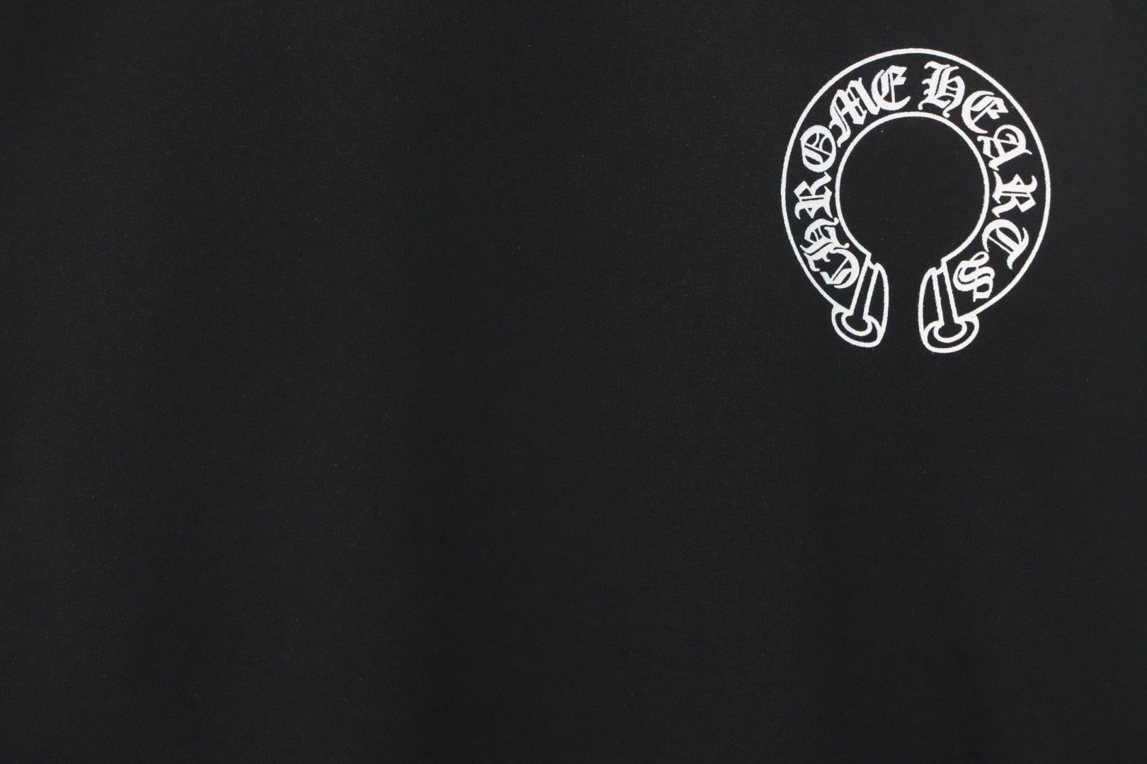 EM Sneakers Chrome Hearts Colorful Horseshoe Sanskrit Letters Printed T-shirt Black