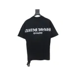 EM Sneakers Chrome Hearts Colorful Horseshoe Sanskrit Letters Printed T-shirt Black