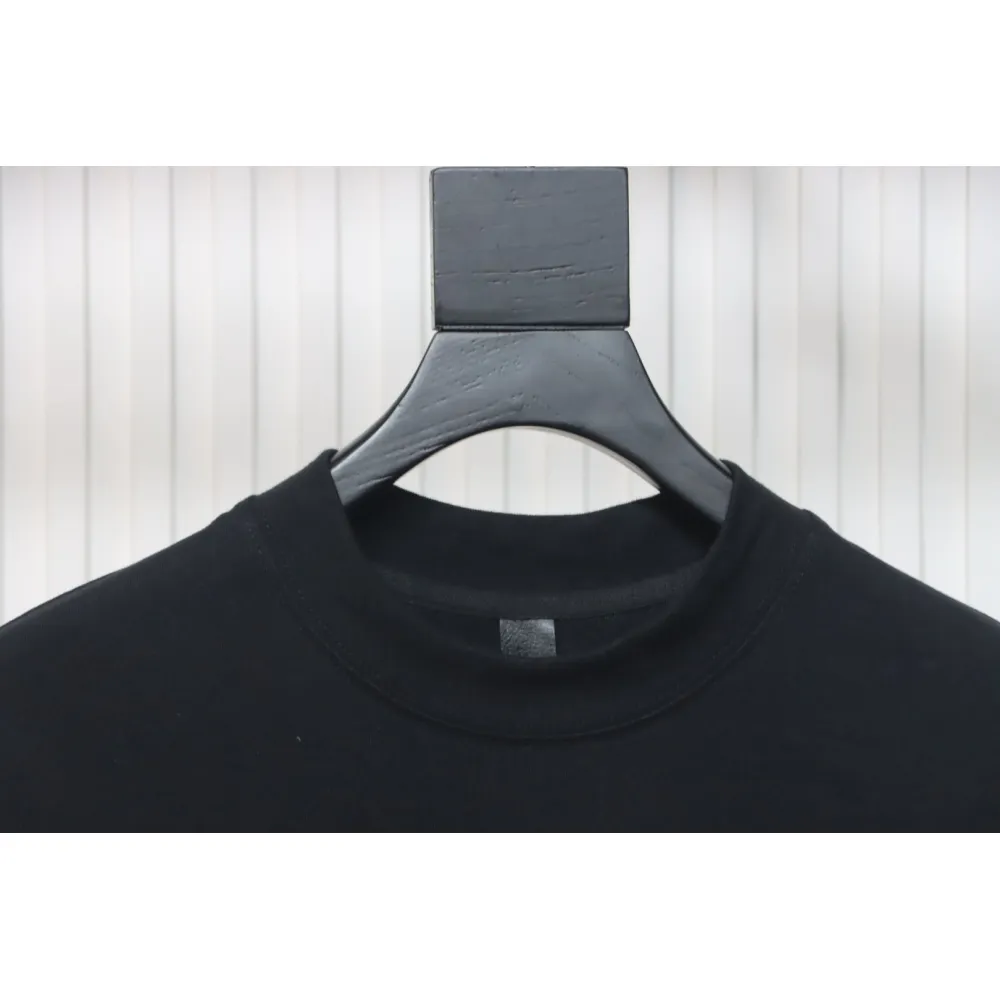 EM Sneakers Chrome Hearts Colorful Horseshoe Sanskrit Letters Printed T-shirt Black