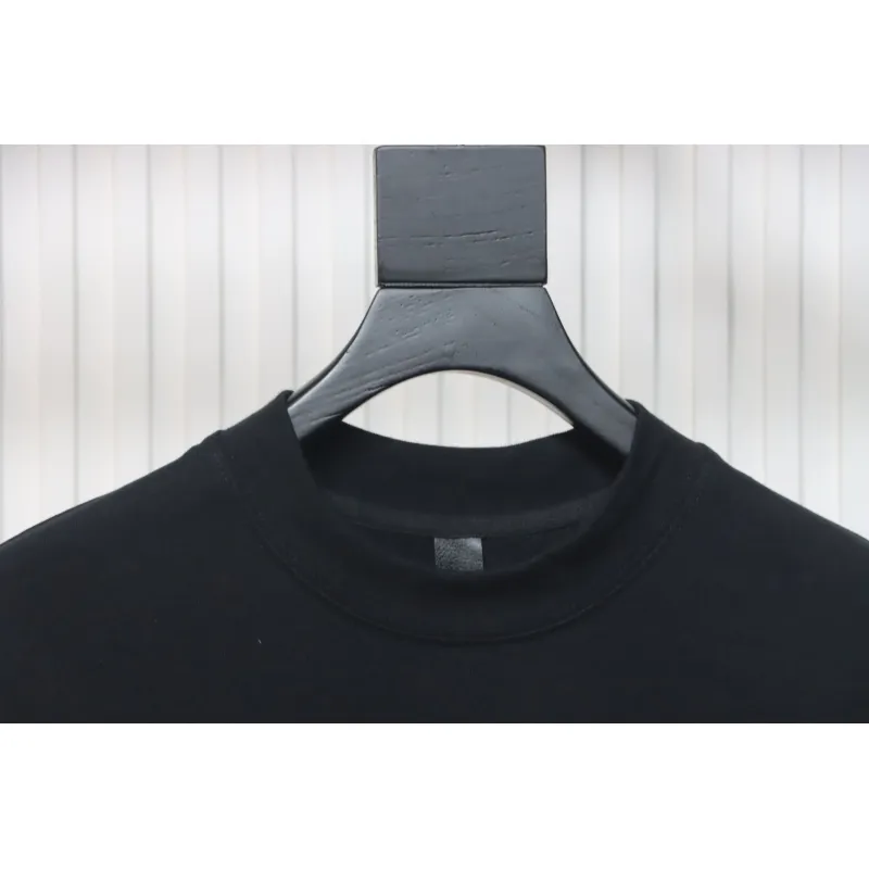 EM Sneakers Chrome Hearts Colorful Horseshoe Sanskrit Letters Printed T-shirt Black