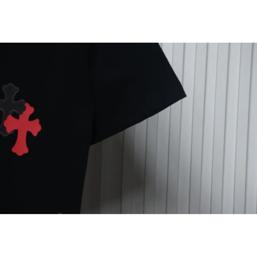 EM Sneakers Chrome Hearts Painted Cross T-shirt Black