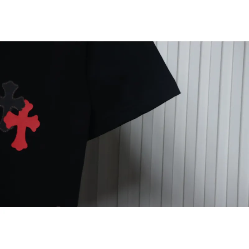 EM Sneakers Chrome Hearts Painted Cross T-shirt Black