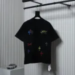 EM Sneakers Chrome Hearts Painted Cross T-shirt Black