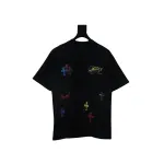 EM Sneakers Chrome Hearts Painted Cross T-shirt Black