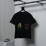 EM Sneakers Chrome Hearts CH Graffiti Cartoon T-shirt Black