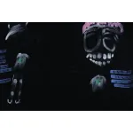 EM Sneakers Chrome Hearts CH Graffiti Cartoon T-shirt Black