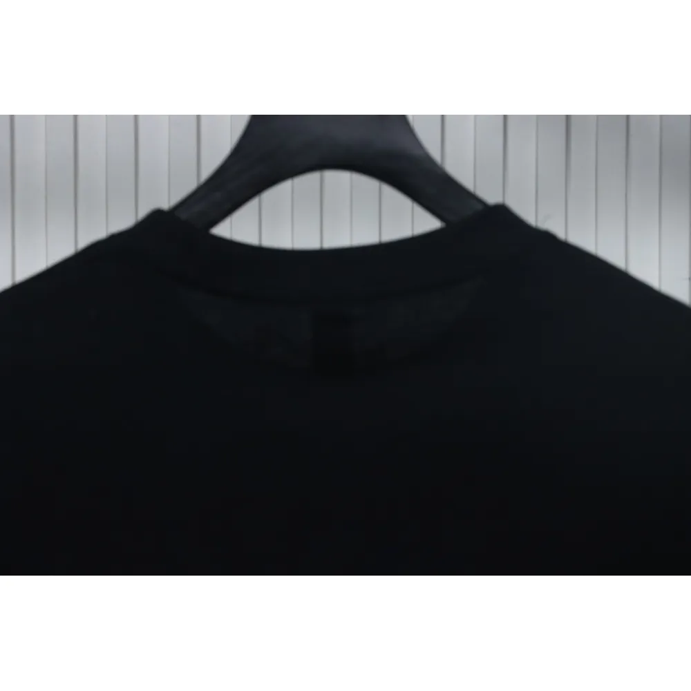 EM Sneakers Chrome Hearts CH Graffiti Cartoon T-shirt Black