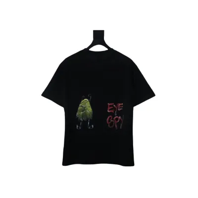 EM Sneakers Chrome Hearts CH Graffiti Cartoon T-shirt Black 01