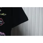 EM Sneakers Chrome Hearts CH Graffiti Cartoon T-shirt Black