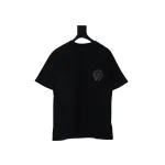 EM Sneakers Chrome Hearts Silver Horseshoe Short Sleeve T-shirt Black