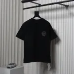 EM Sneakers Chrome Hearts Silver Horseshoe Short Sleeve T-shirt Black