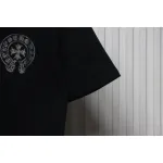 EM Sneakers Chrome Hearts Silver Horseshoe Short Sleeve T-shirt Black