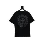 EM Sneakers Chrome Hearts Silver Horseshoe Short Sleeve T-shirt Black