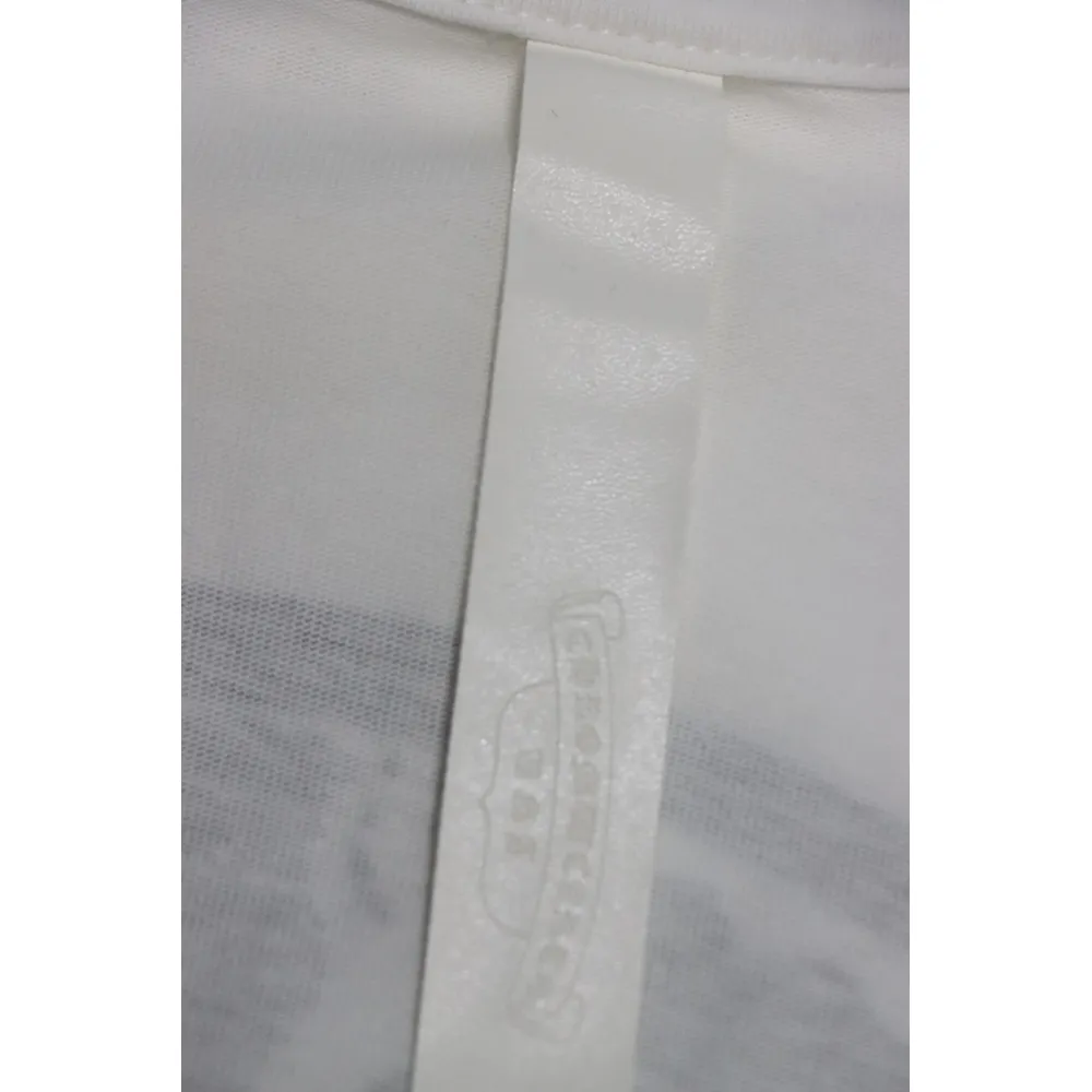 EM Sneakers Chrome Hearts Silver Horseshoe T-shirt White