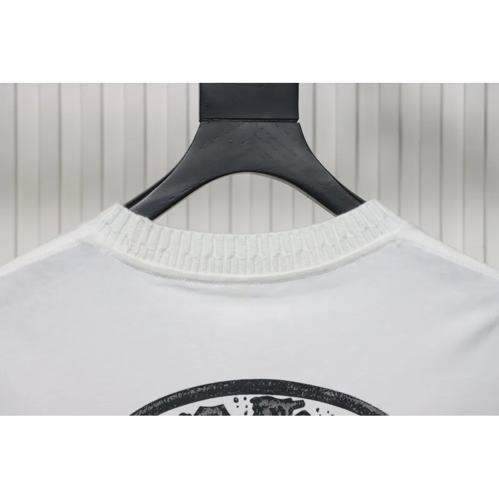 EM Sneakers Chrome Hearts Silver Horseshoe T-shirt White