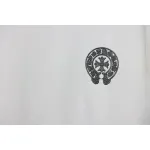 EM Sneakers Chrome Hearts Silver Horseshoe T-shirt White