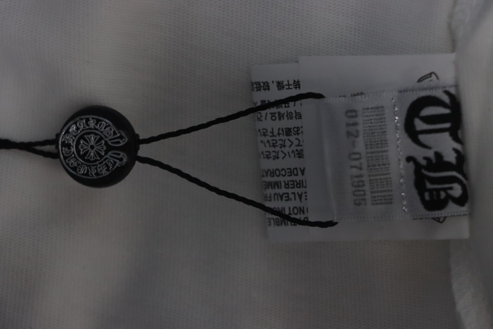 EM Sneakers Chrome Hearts Silver Horseshoe T-shirt White