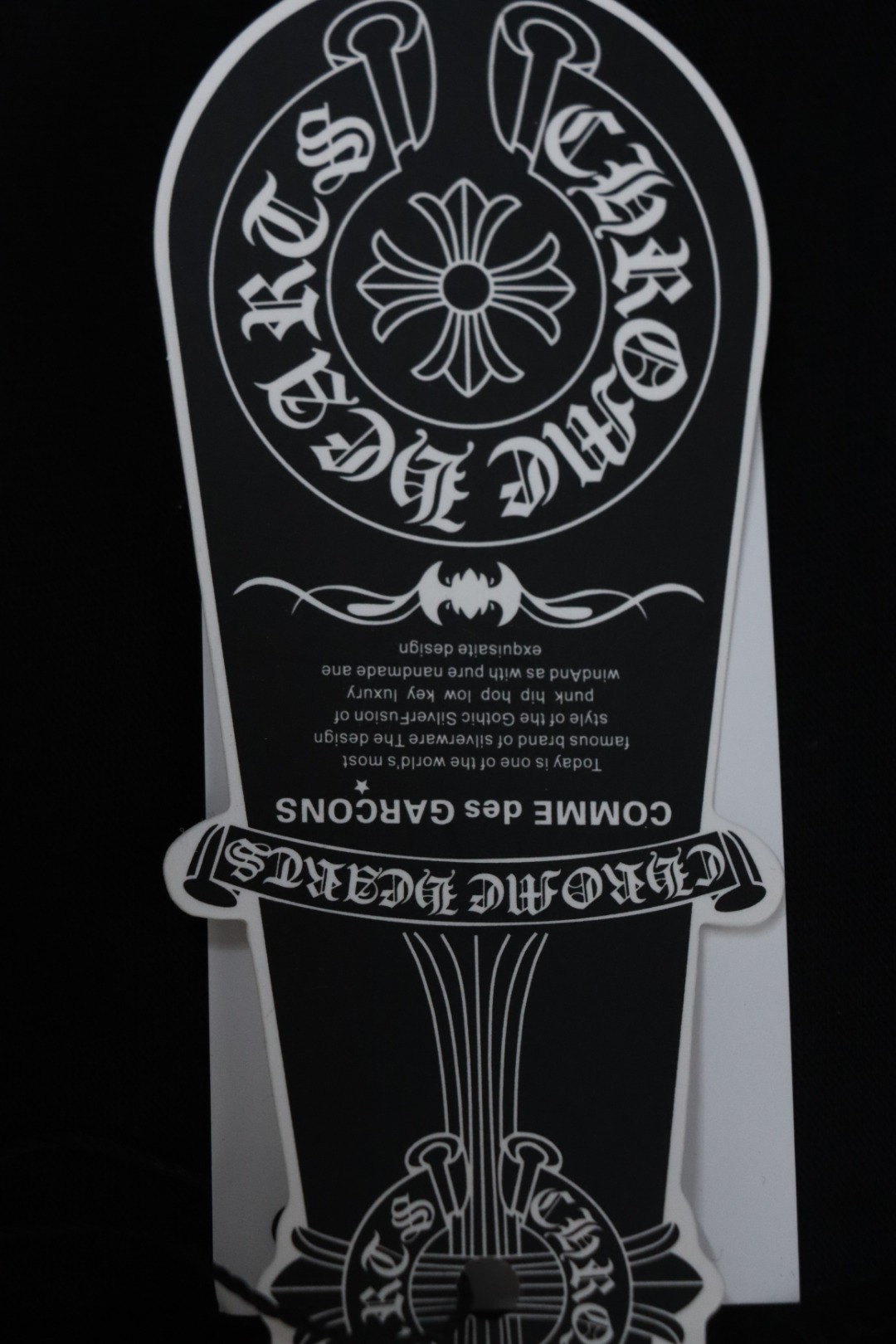 EM Sneakers Chrome Hearts Small Logo Embroidered T-shirt Black