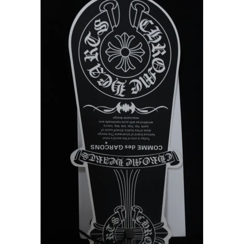 EM Sneakers Chrome Hearts Small Logo Embroidered T-shirt Black