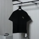 EM Sneakers Chrome Hearts Small Logo Embroidered T-shirt Black