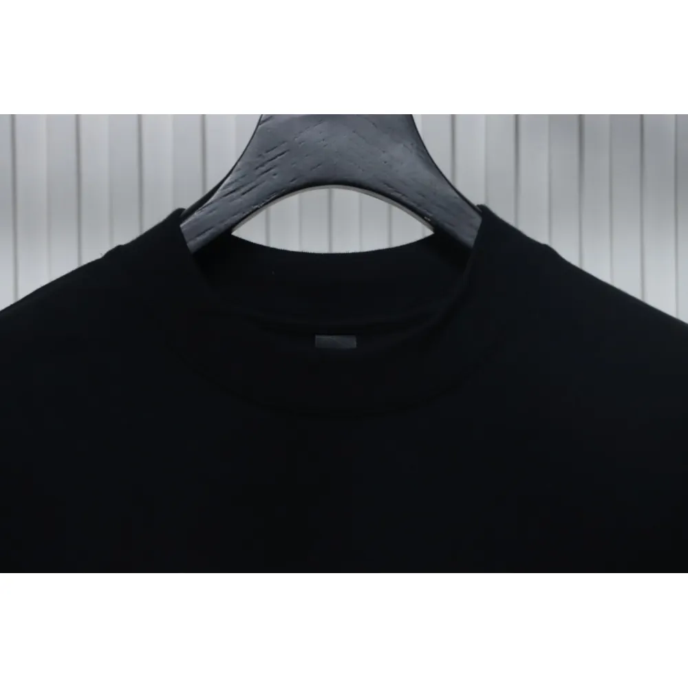 EM Sneakers Chrome Hearts Small Logo Embroidered T-shirt Black