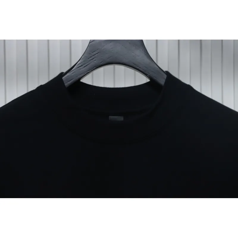 EM Sneakers Chrome Hearts Small Logo Embroidered T-shirt Black