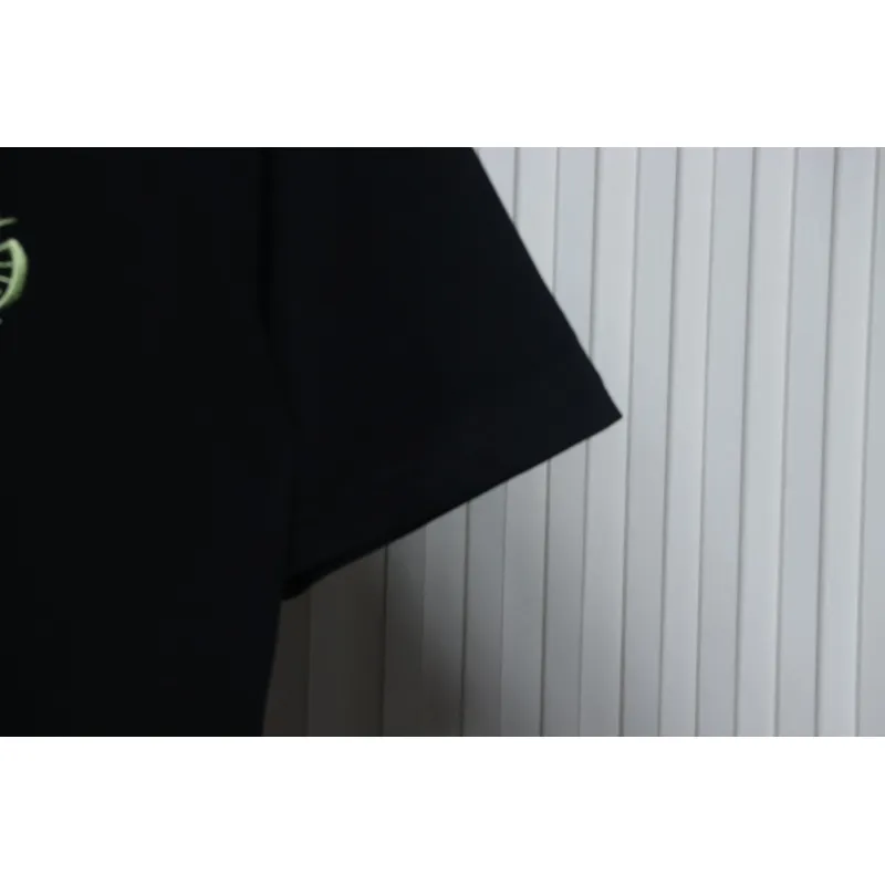 EM Sneakers Chrome Hearts Small Logo Embroidered T-shirt Black
