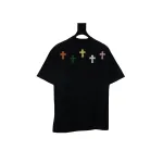 EM Sneakers Chrome Hearts Small Logo Embroidered T-shirt Black