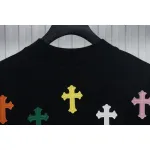 EM Sneakers Chrome Hearts Small Logo Embroidered T-shirt Black