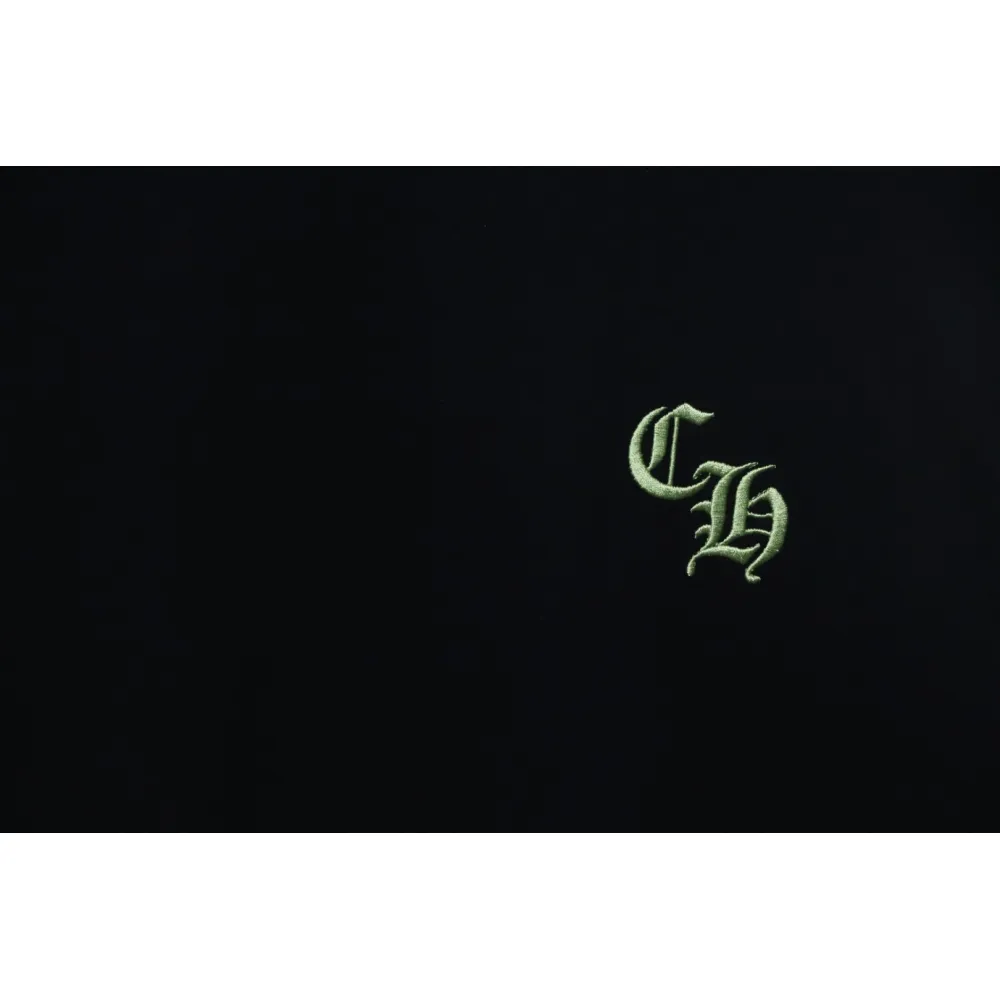 EM Sneakers Chrome Hearts Small Logo Embroidered T-shirt Black
