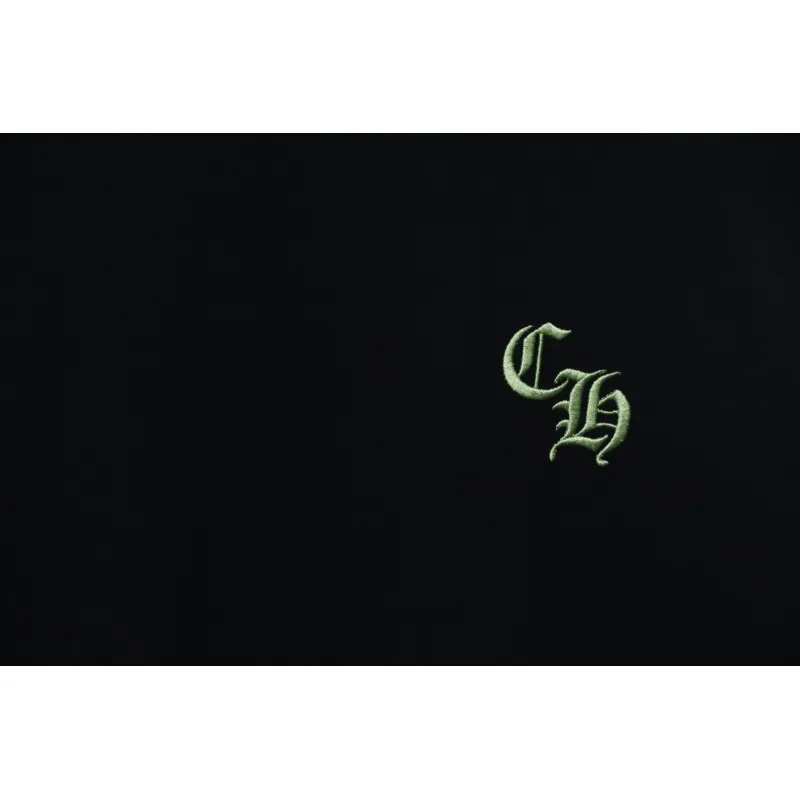 EM Sneakers Chrome Hearts Small Logo Embroidered T-shirt Black