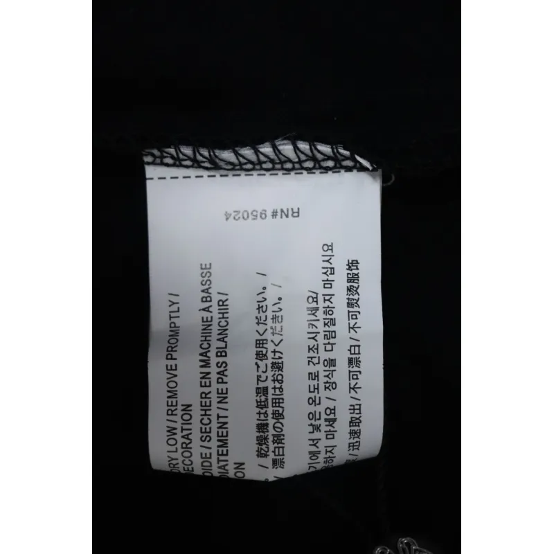EM Sneakers Chrome Hearts Small Logo Embroidered T-shirt Black