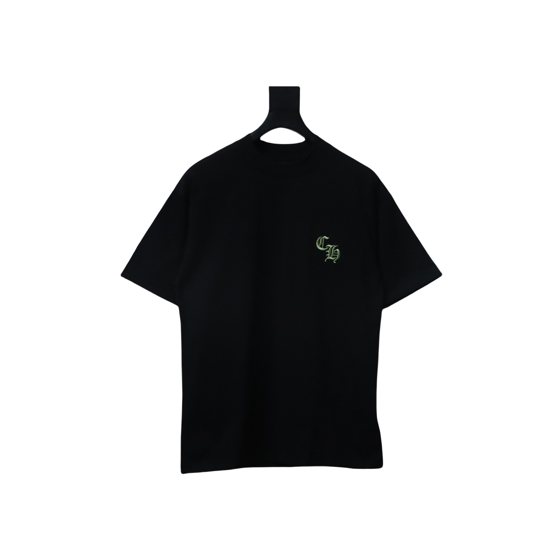 EM Sneakers Chrome Hearts Small Logo Embroidered T-shirt Black