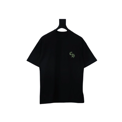 EM Sneakers Chrome Hearts Small Logo Embroidered T-shirt Black 01