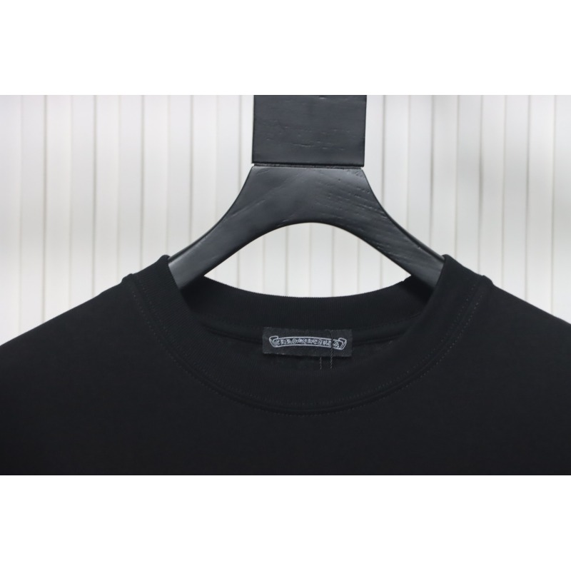 EM Sneakers Chrome Hearts Tricolor Cross Horseshoe Print T-shirt Black
