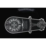 EM Sneakers Chrome Hearts Tricolor Cross Horseshoe Print T-shirt Black