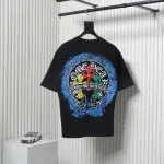 EM Sneakers Chrome Hearts Tricolor Cross Horseshoe Print T-shirt Black